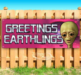 Greetings Earthlings Banner