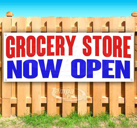 Grocery Store Now Open Banner