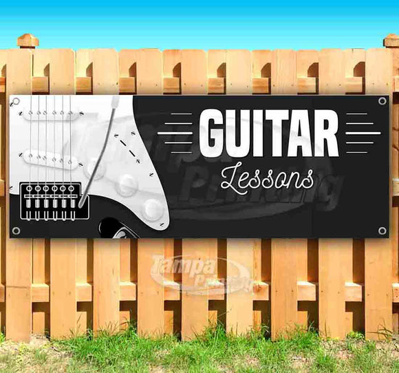 Guitar Lessons StratBlack Banner