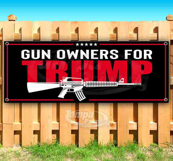 Gun Owners For Trump Banner