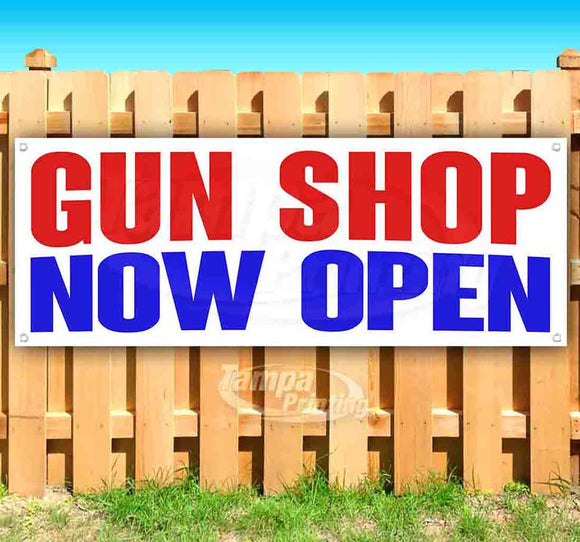 Gun Shop Now Open Banner
