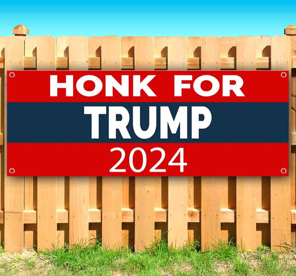 Honk For Trump 2024 Banner