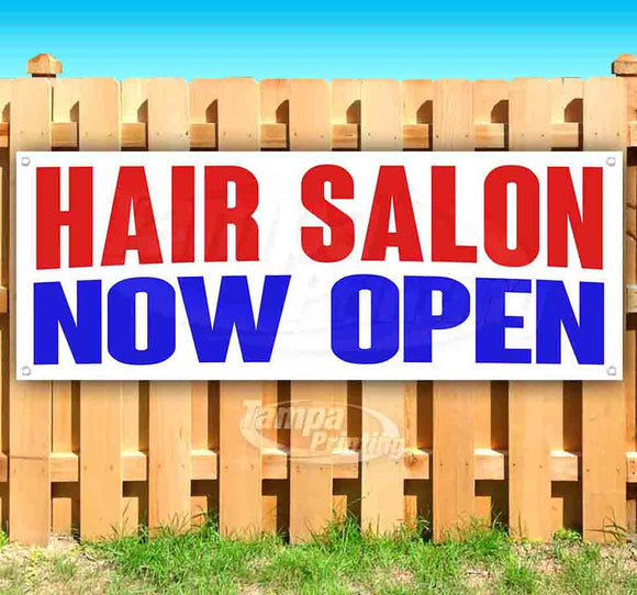 Hair Salon Now Open Banner