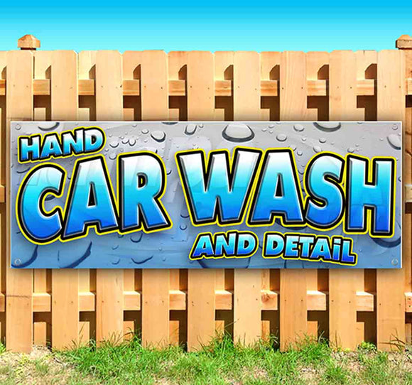 Hand Car Wash & Detail Banner