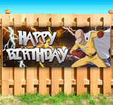 Happy Birthday One Punch Man Banner