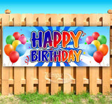 Happy Birthday Streamers Banner