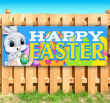 Happy Easter Eggs Banner