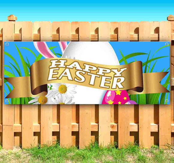 Happy Easter Ribbon Banner