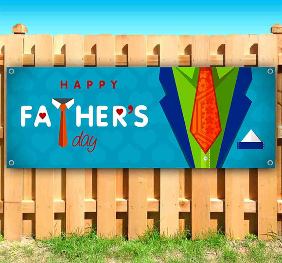 Happy Fathers Day Tie Banner