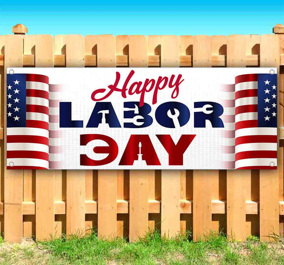 Happy Labor Day Flags Pattern