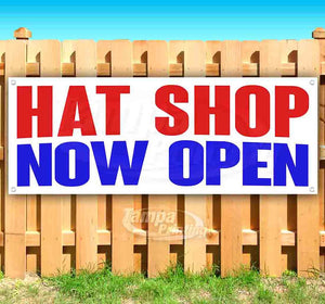 Hat Shop Now Open Banner