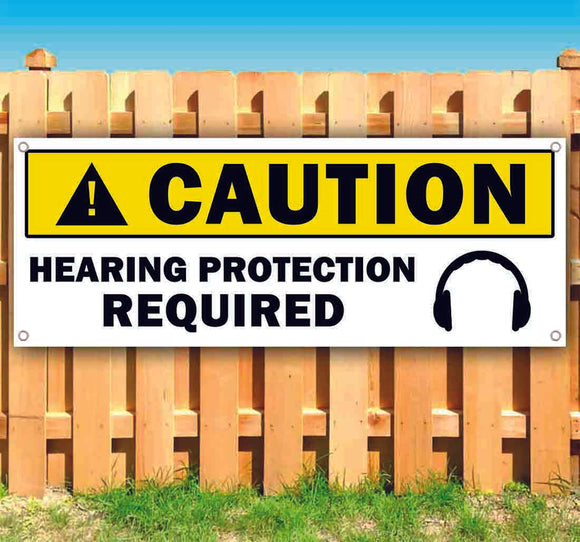 Hearing Protection Caution Banner