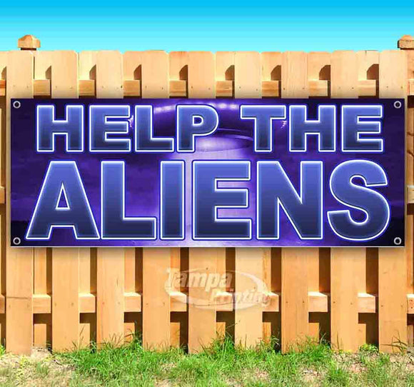 Help The Aliens Banner