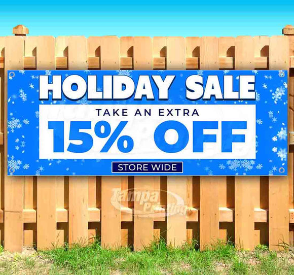 Holiday Sale 15% Off BlueSF Banner