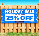 Holiday Sale 25% Off BlueSF Banner
