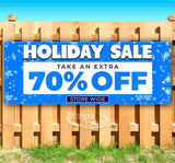 Holiday Sale 70% Off BlueSF Banner