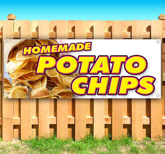 Homemade Potato Chips Banner