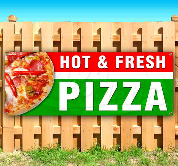 Hot & Fresh Pizza Banner