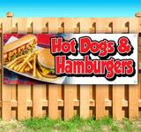 Hot Dogs & Hamburgers Banner