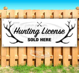 Hunting License Sold Here Banner