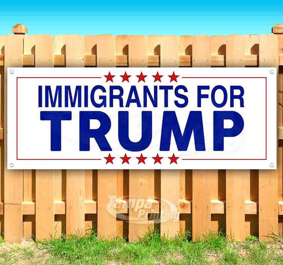 Immigrants For Trump Banner