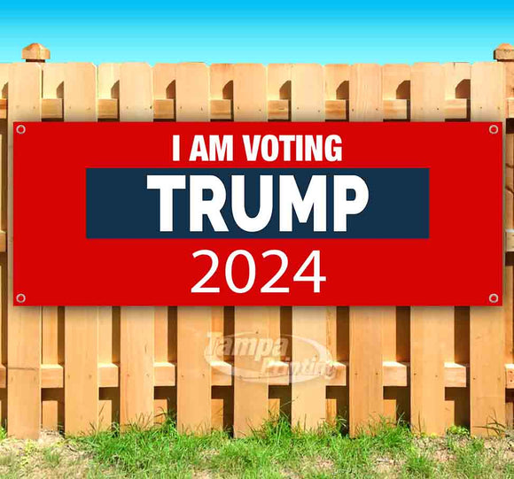 I Am Voting Trump 2024 Banner
