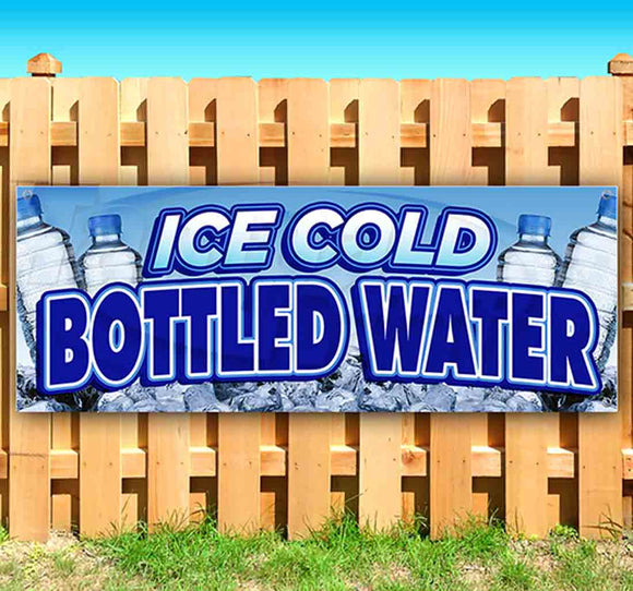 Ice Cold Bottled Water Banner