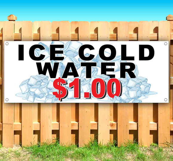 Ice Cold Water $1 Banner
