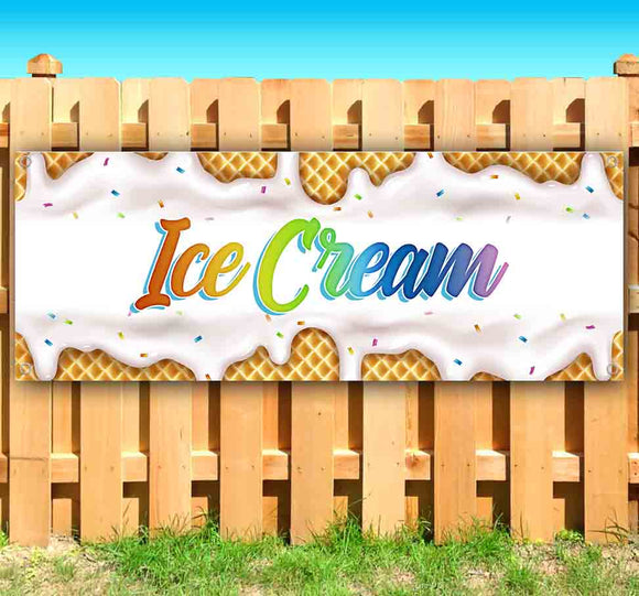Ice Cream Cone Banner
