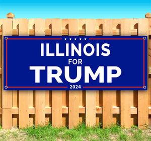 Illinois For Trump 2024 Banner