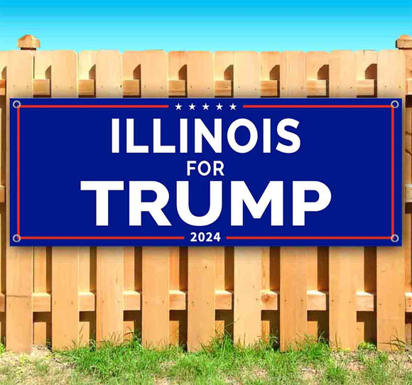 Illinois For Trump 2024 Banner