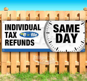 Individual Tax Ref Efile Same Day Banner