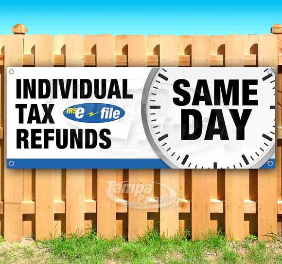 Individual Tax Ref Efile Same Day Banner