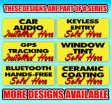 Seat Heaters Sold Here Banner