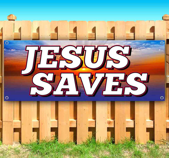 Jesus Saves Banner