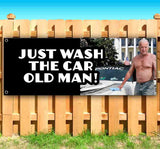 Just Wash The Car Biden Banner