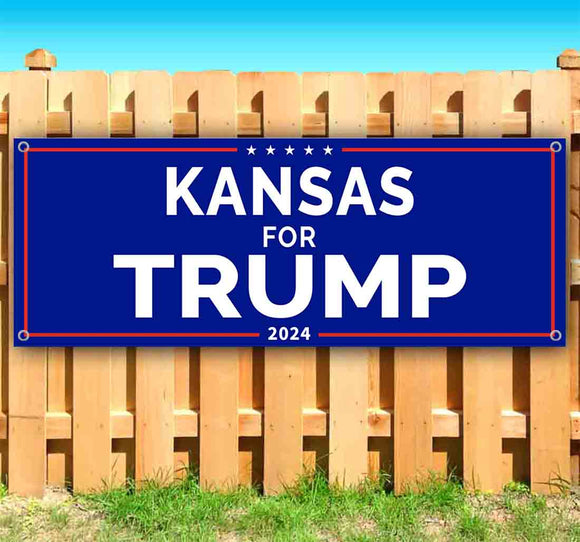 Kansas For Trump 2024 Banner