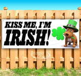 Kiss Me Im Irish Banner