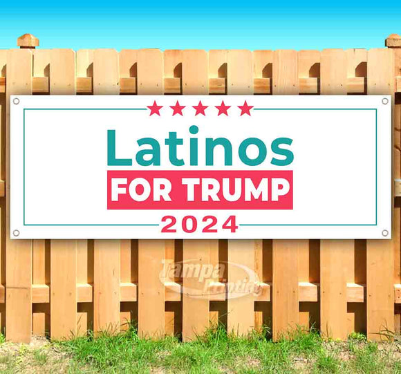 Latinos For Trump 2024 Banner