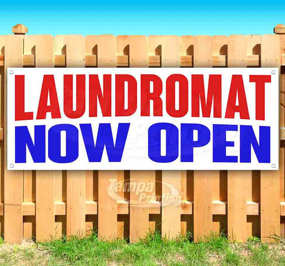 Laundromat Now Open Banner