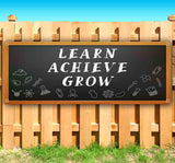 Learn Grow Ach Chlk Brd Banner