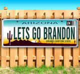 Let's Go Brandon Arizona Plate Banner