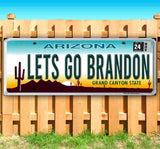 Let's Go Brandon Arizona Plate Banner