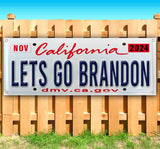 Let's Go Brandon California Plate Banner