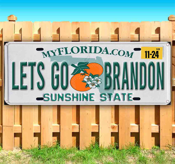 Let's Go Brandon Florida Plate Banner
