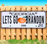 Let's Go Brandon Georgia Plate Banner