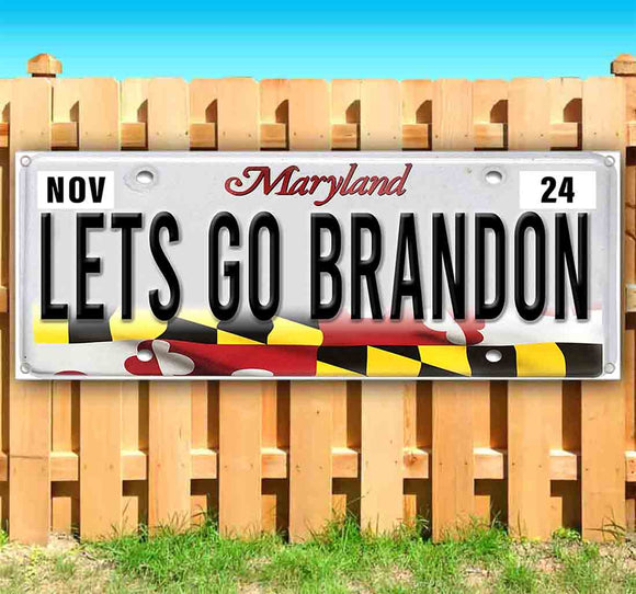 Let's Go Brandon Maryland Plate Banner