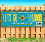 Let's Go Brandon New Mexico Plate Banner