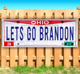 Let's Go Brandon Ohio Plate Banner