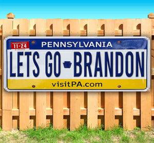 Let's Go Brandon Pennsylvania Plate Banner